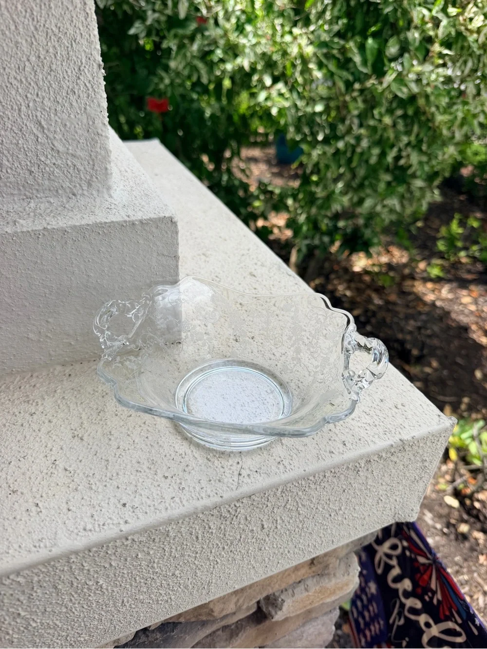 Vintage elegant clear